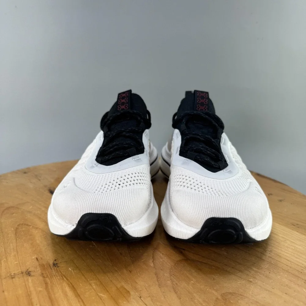 Under Armour HOVR Phantom 4 Mens Size 8 Shoes White Clay Black Sneakers NEW